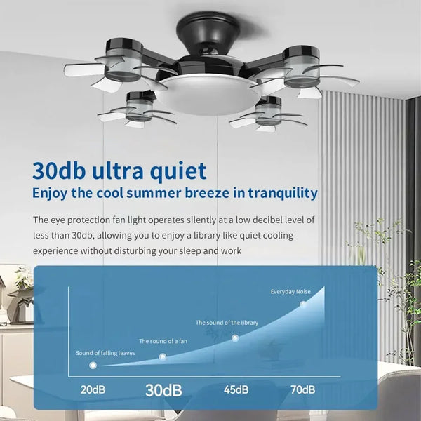Smart Ceiling Fan Light Combo